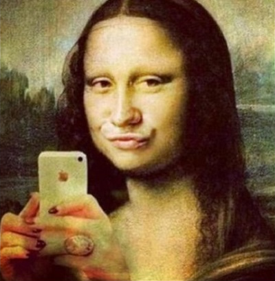 Mona Lisa selfie